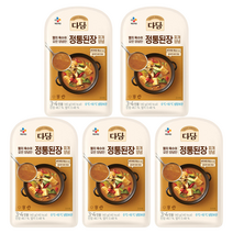 (냉장)다담 정통된장찌개전용140x5개, 1세트