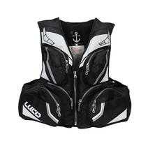 루코 플로팅 구명복 고급형 낚시구명복 낚시조끼, 블랙