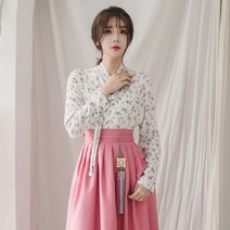 생활한복세트 수채화 저고리 + 나은 허리치마