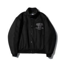 URBANDTYPE 스타디움 울 블루종 _블랙_OL228 Stadium Wool Blouson_Black_OL228