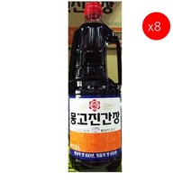[더착한푸드]진간장(부천몽고 1.8L) 8개 식자재마트 대용량 업소용 간장 진간장