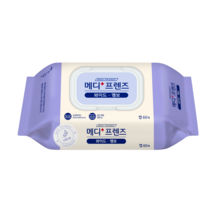 메디프렌즈 와이드 엠보 물티슈 캡, 8팩, 60매