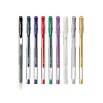미쯔비시 유니 시그노 유니볼 스탠다드 UM 100 젤잉크 중성펜, 0.5mm-레드