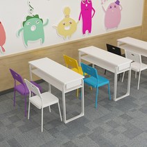미술학원 책상 테이블 와이드 학원책상 고등학교 학원, 800x400x750 단층