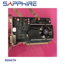 외장그래픽카드 중고 사파이어 비디오 카드 HD6570 1GB GDDR3 AMD 그래픽 GPU Radeon HD 1GHM 512MB 사무용, 01 HD6570 512MB