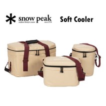 snowpeak 스노우피크 소프트 쿨러 11L 18L 38L 아이스박스 경량 감성 캠핑