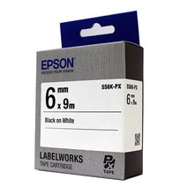 엡손 정품 라벨테이프 SS6K-PX 6mm 흰색라벨지, 12mm 카카오프렌즈, (SGRBB-PX) 해피니스