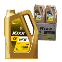 GS칼텍스 KIXX G 가솔린 엔진오일 박스(4리터/4), 1개