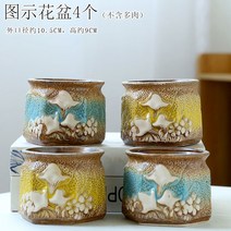 다육화분 다육이 심폴 화분 식물 미니 화분세트, 도자기, 옵션79