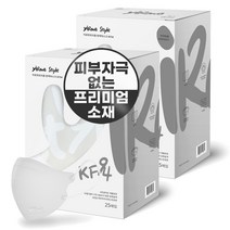 이로와 KF94 새부리형 마스크 대형, 25매입, 2개, 화이트