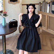 오르난 여성 빅사이즈 브이넥 원피스 R2220