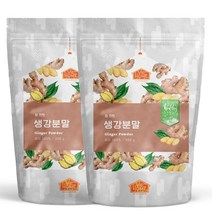 건강한우리집비옴 참 진한 생강 분말, 2개입, 300g