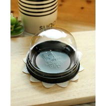 돔 원형 화과자케이스(젤리플라워 도넛설기) (100P)