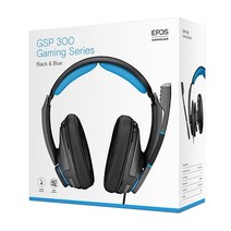 EPOS 젠하이저 게이밍 헤드셋 GSP 302 블랙+블루 헤드폰 노이즈캔슬링 인강 방송 노트북 코스트코, 상세페이지 참조
