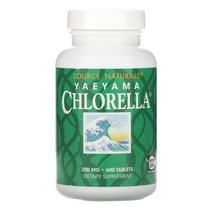 소스네추럴스 Yaeyama Chlorella 200 mg 600 Tablets, 600 Count