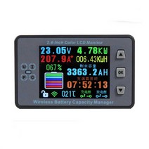 전류 파워뱅크 잔량계 적산계 측정기 캠핑카 잔량 디스플레이 게이지 배터리, 120V200A