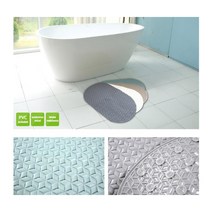 어린이 목욕 타일 욕조속 미끄럼방지 흡착 붙이는 욕실매트 어린이낙상방지 빨판, 아이보리