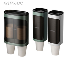 LOHANS 강추 프리미엄 멀티 종이컵 디스펜서 컵 홀더 1구 2구, 컵홀더 2구화이트