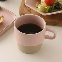 드라마 협찬 X COSTA 시리즈 파스텔 밥공기국그릇 가족식기세트, 손잡이컵, 베이지