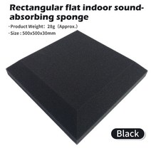우레탄 폼 보드 단열재 코팅 스튜디오 어쿠스틱 폼 ESD 정전기 방지 삽입 Soundabsorbing 스폰지 200x200mm, 14 Black 500x500mm 30mm