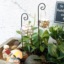 [바보사랑] 에그 밀크 바구니 화분 픽 2p set, 상세 설명 참조