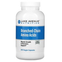 Lake Avenue Nutrition 분지사슬아미노산 베지 캡슐 240정