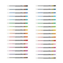 유니 스타일핏 중성펜 리필 0.28mm 0.38mm UMR-109, 블루(33)