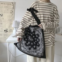 설탕 파우치심플 빈티지 대용량 캔버스 토트 1*1 에스닉 쇼퍼백