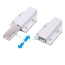 히든도어 슬라이딩도어GARLLEN 4pcs 마그네틱 스트라이크 플레이트 옷장 볼 캐치 홀더 도어 래치 캐비닛 서, 01 브라운