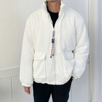 뉴메이드 겨울 코듀로이 숏 패딩 점퍼