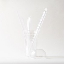 [트렌드커피] 일회용 버블티 스무디 투명 빨대 12mm 21cm/25cm 벌크 개별포장 모음, 버블티 투명 빨대 12mm 21cm 개별포장, 200개입