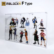 레고진열장 피규어장식장 건담진열장 아크릴케이스 아크릴장식장 엠블럭스페셜 F타입 2층X3칸 6칸형(앞/뒤덮개포함), 01.스페셜F타입2층X3칸 6칸형(기본형흰색P)