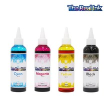 더리얼잉크 프리미엄 프린터잉크 리필 충전 HP 엡손 캐논 엘지 삼성프린터, 선택.7 염료CMY+안료K 세트