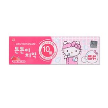 튼튼이치약 헬로키티 딸기 80g / 유아치약, 10개