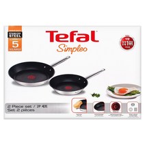 테팔후라이팬 심플리오 2P 세트 [트레이더스] 28cm 24cm Tefal Simpleo