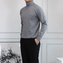 세컨에디션 쫀존한 데일리 니트 목폴라 스웨터