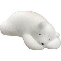 게으른 북극곰 북극곰등받이 쇼파등받이 곰 쿠션 자이언트곰 소품, 검은색