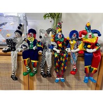 삐에로 광대 인형 핸드메이드 다양한 디자인, 아저씨 긴다리 광대 (43cm)