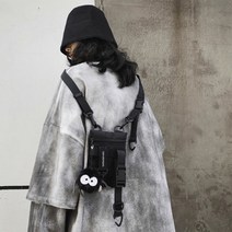 [1+1] 여자 남자 스트릿 미니 크로스백 가방
