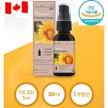 [비타민플러스] 캐나다 프로폴리스 스프레이 플라보노이드 프리미엄 구강 상쾌 청결 도움을 줌 항산화 작용 도움 간편하게 뿌려쓰는 스프레이 꿀벌 프로폴리스, 1개, 30ml (1개월분)