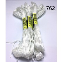 수놓기 자수놓기 십 실 10개십 실맞춤 실 색상 05, 762, 6 가닥