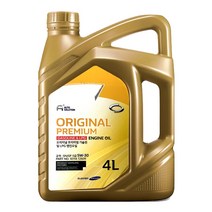 르노삼성 오리지날 프리미엄가솔린&LPG 5W30 4리터 가솔린 엔진오일, 1개, 르노삼성 오리지날 프리미엄 5W30 4리터