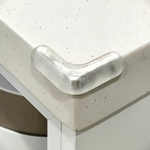 투명 책상 모서리 코너 보호대 아기 부딪힘방지 테이프 2p