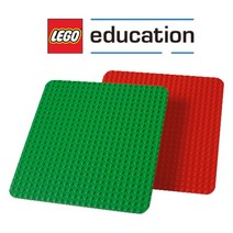 [레고]에듀케이션 듀플로 조립판 2장 (대) 레드&그린9071, 단품