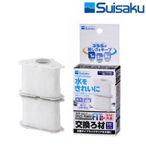 수이사쿠 파워피트 플러스 교환 여과재 1세트, 단품, 단품