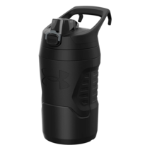 언더아머 텀블러 손잡이가 있는 물병 폼 절연 및 누출 방지 64oz 32oz 블랙 언더아머 UA 19리터 피트니스 및 스포츠 트레이닝 보냉 톤버킷 대용량 물컵 주전자 1364828, 10.검정색 1리터