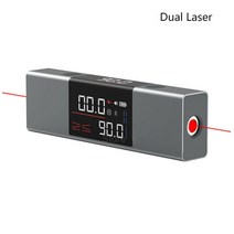 레이저줄자 거리측정기DUKA ATuMan LI1 레이저 주조 장비 각도 측정기 도구 디지털 경사계 양면 HD 스크린, 02 Dual-laser Li1
