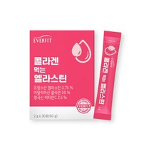 everfit 프랑스산엘라스틴 콜라겐 양태반분말 비오틴 히알루론산 영국산비타민C 먹는엘라스틴30포, 30포, 2g