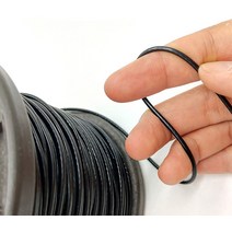 와이어로프 볼트너트블랙 PVC 코팅 와이어 로프 스테인레스 스틸 유연한 케이블 빨랫줄 1mm 1.2mm-6mm 소, 07 5mm(7x7)-1meter