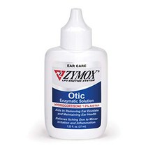 ZYMOX 자이목스 Otic Pet Ear Care 오틱 반려동물 귀 케어 37ml, 1.25 FL 온스(37ml)